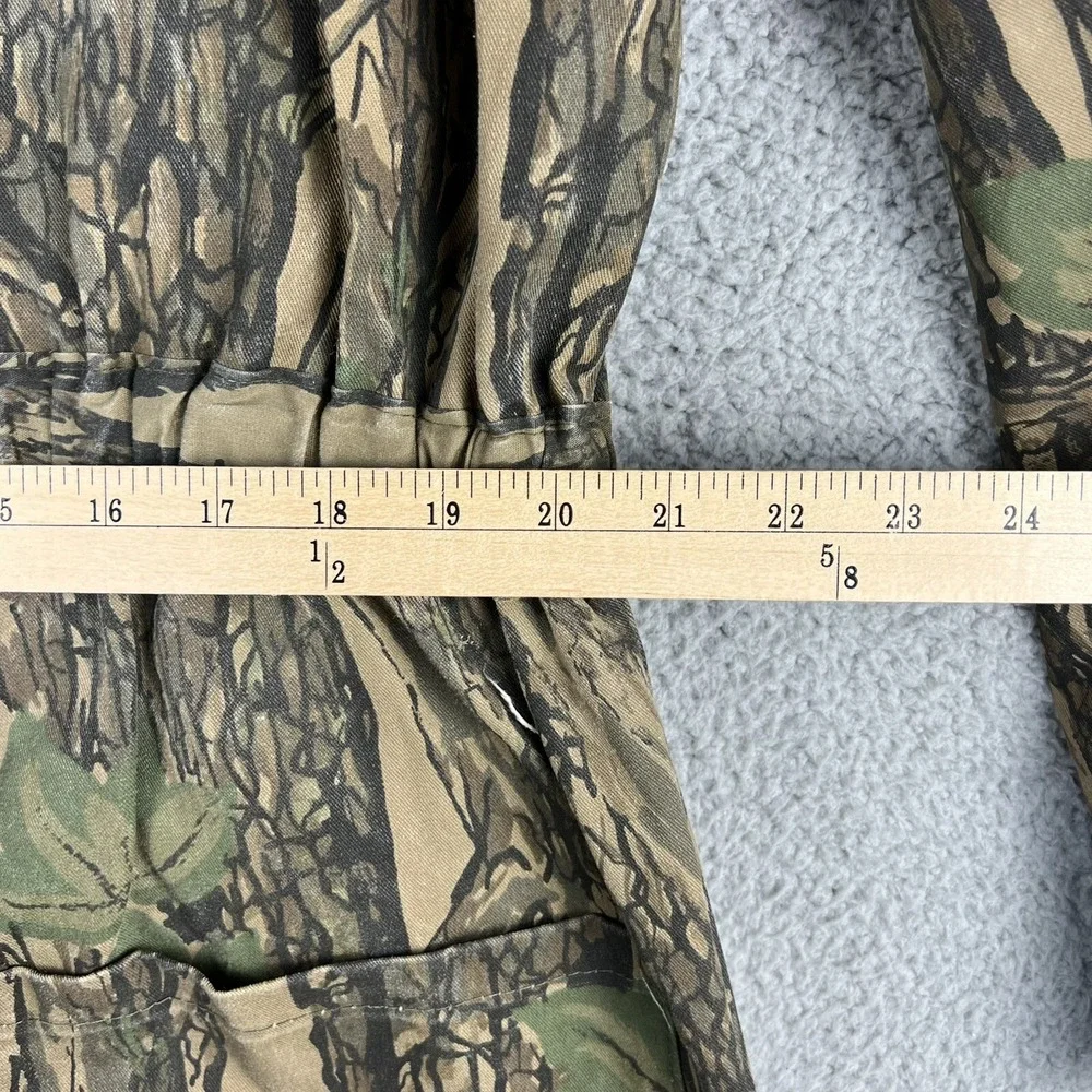 VTG 1-Piece Trebark Camouflage Coveralls‎ Hunting Jumpsuit USA Made Men's XL
